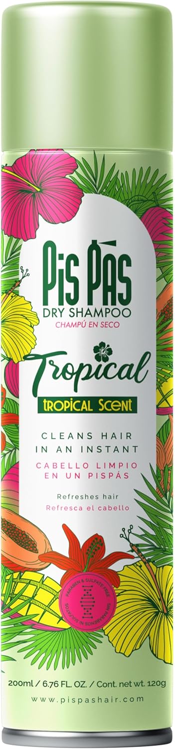 Shampoing Sec Parfum Tropical 200ml - Pis Pas - 1