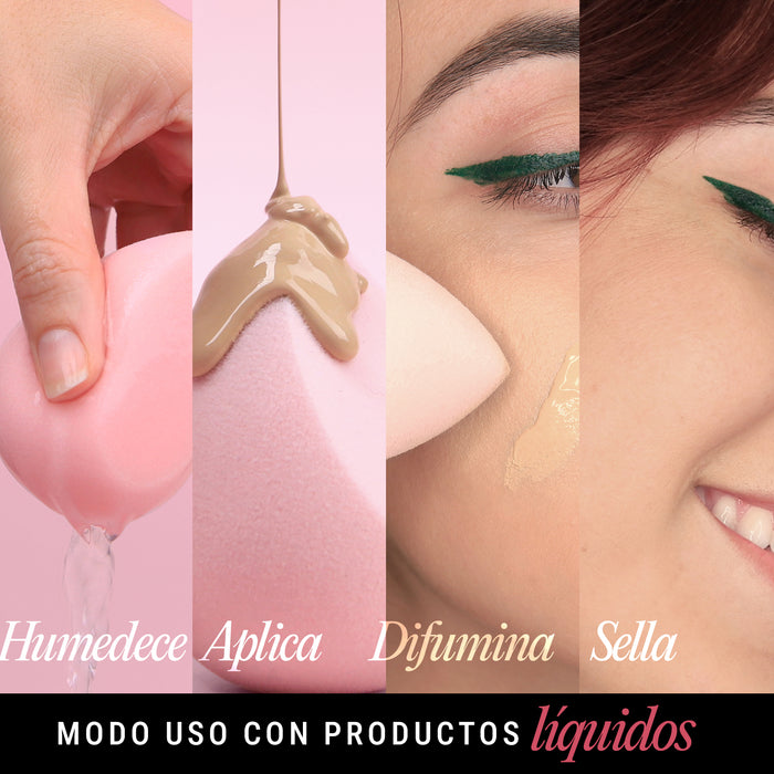 Éponge de maquillage en microfibre - Éponge de velours - Trending Pro - 7