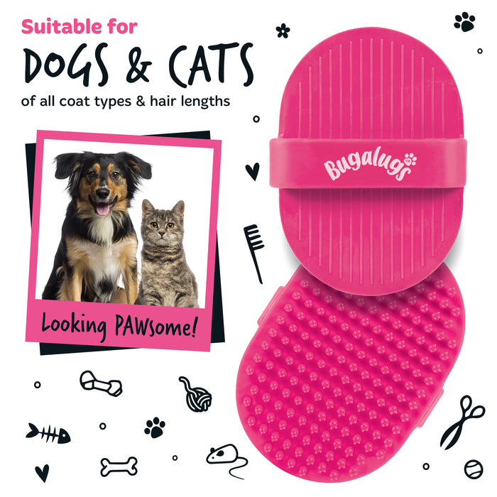 Brosse de bain pour chiens - Bugalugs : Rosa - 3