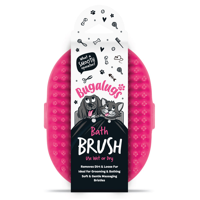 Brosse de bain pour chiens - Bugalugs : Rosa - 2