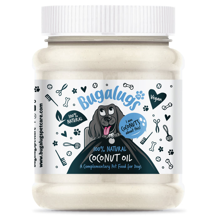 Huile de Noix de Coco 100% naturelle pour Chiens 340g - Bugalugs - 1