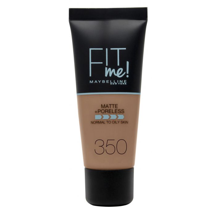 Fond de Teint Fit Me Matte Poreless - Maybelline : 350 Caramel - 1