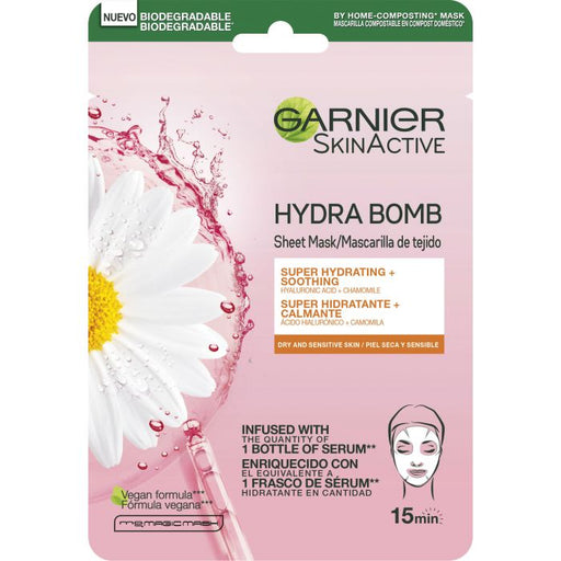 Masque Visage Skinactive Hydra Bomb 1 Mask - Peaux Sèches et Sensibles - Garnier - 1