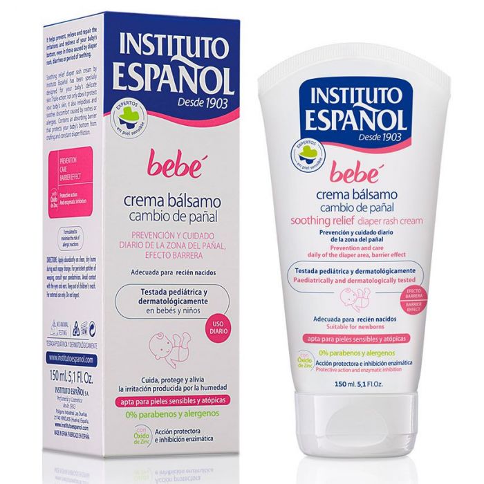 Crème Baume pour le change 150 ml - Bébé - Instituto Español - 1