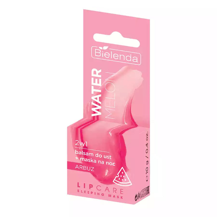 Baume et Masque de Nuit pour les Lèvres à la Pastèque 10 g - Bielenda - 1