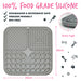 Tapis de Léchage Antistress pour Chiens et Chats - Gris - Bugalugs : Gris - 2