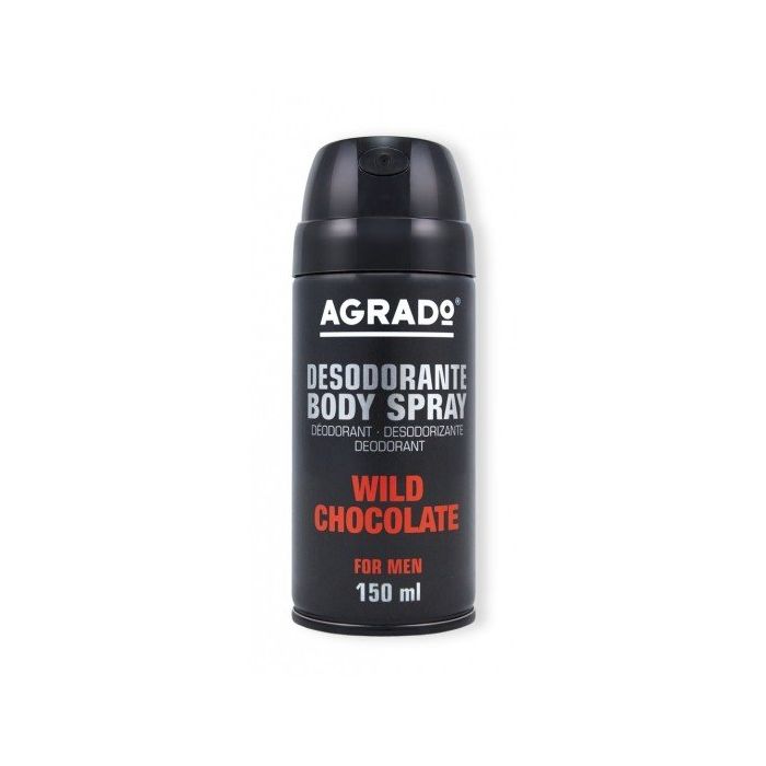 Déodorant en spray pour homme 150 ml - Agrado : WILD CHOCOLATE - 1