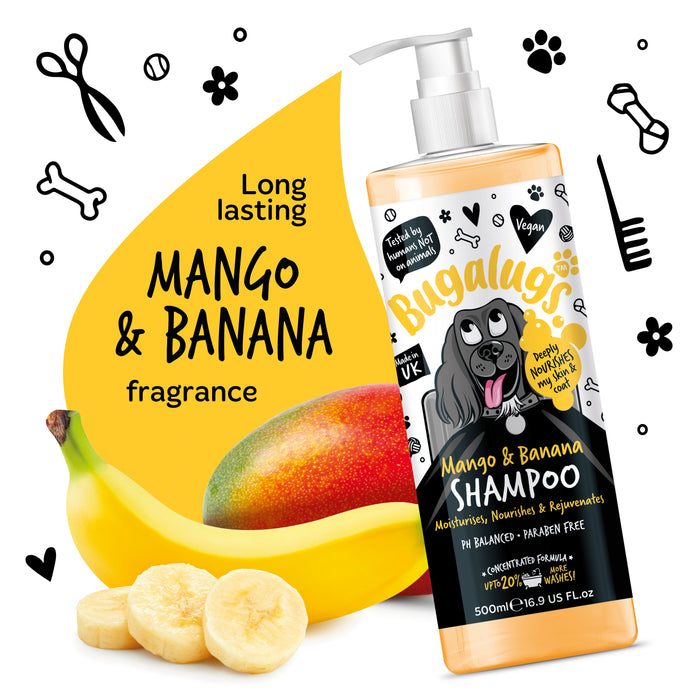 Shampoing Rafraîchissant Mangue & Banane - Bugalugs : 500ml - 4