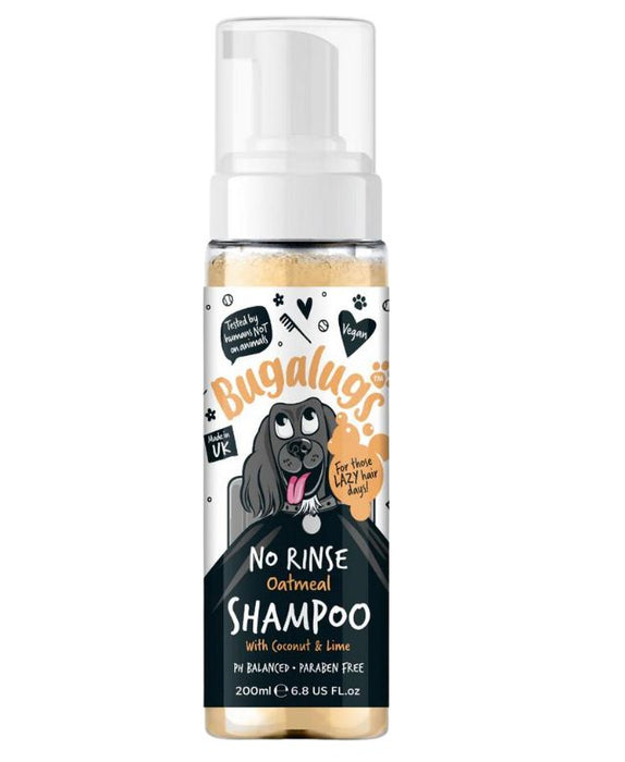 Shampooing en mousse sans rinçage pour chiens - Bugalugs : Avena - 200ml - 1