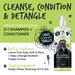 Shampoing & Après-shampoing 2 en 1 Zingy Pamplemousse & Orange - 500 ml - Bugalugs : 500ml - 3