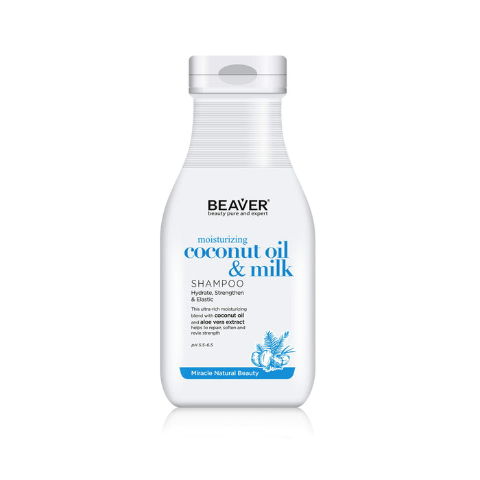Shampoing Hydratant à l'Huile de Noix de Coco & Quinoa - Beaver : 350ml - 1