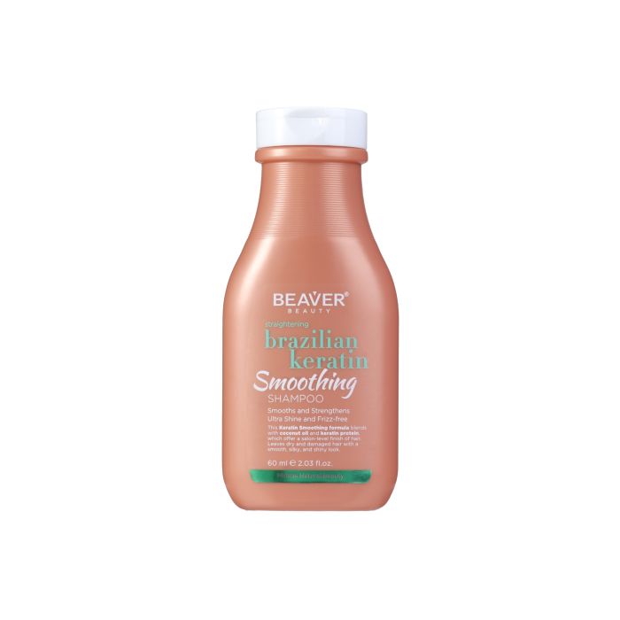 Shampooing Lissant à la Kératine Brésilienne 350ml - Beaver : 60ML - 1