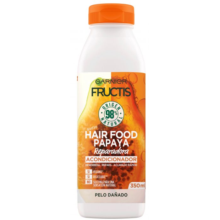 Hair Food Papaye Revitalisant Réparateur 350 ml - Garnier - Fructis - 1