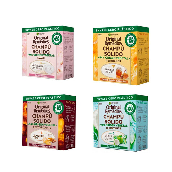 Shampoing Solide - Original Remedies - Garnier - 1