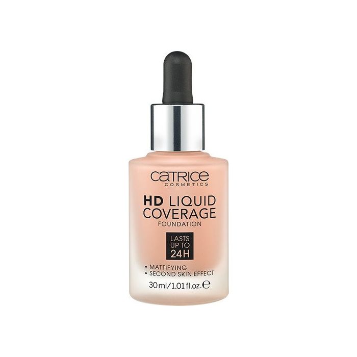 Fond de Teint Couvrance Liquide Hd - Catrice : -Base de Maquillaje HD Liquid Coverage - 040 Warm Beige - 1