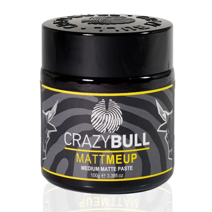 Pâte Mate pour coiffer les cheveux - MattMeUp 100gr - Crazy Bull - 1