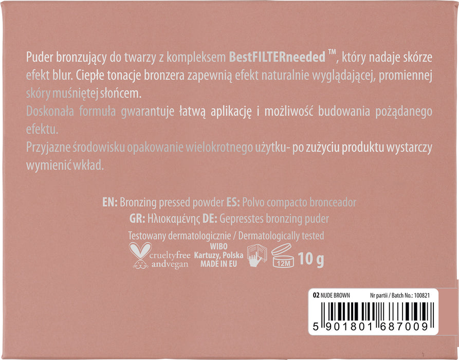 Bronzing pressed powder - 10 g - Nam : N2 - 2