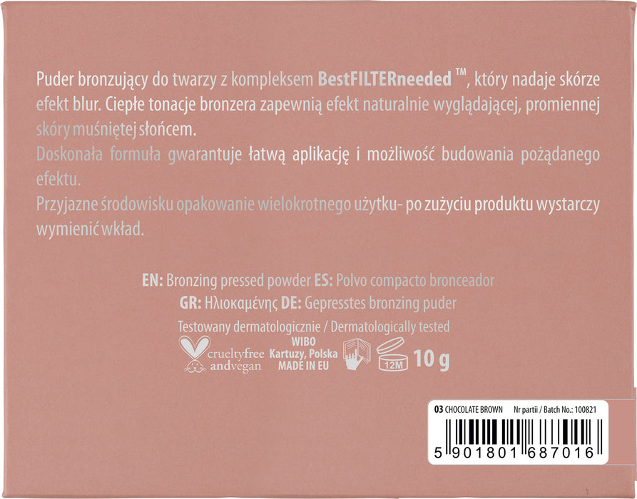 Bronzing pressed powder - 10 g - Nam : N3 - 2