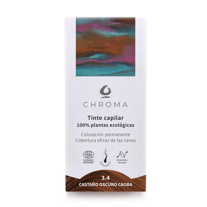 Coloration Chroma BIO - Chroma : 3.4 Castaño Medio Caoba - 1
