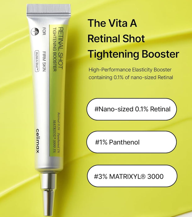 Sérum Concentré THE-A Retinol Shot Tightening Booster 15ml - Celimax - 3