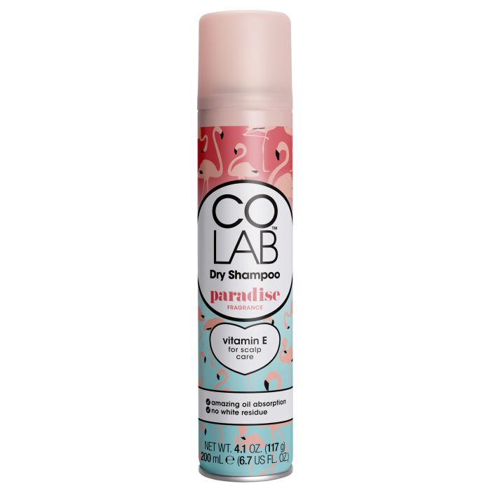 Shampooing sec en spray revitalisant et rafraîchissant - Paradise 200 ml - Colab - 1
