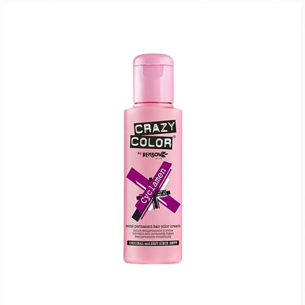 Teinture semi permanente sans ammoniaque 100ml - Crazy Color : 41 - Cyclamen - 1