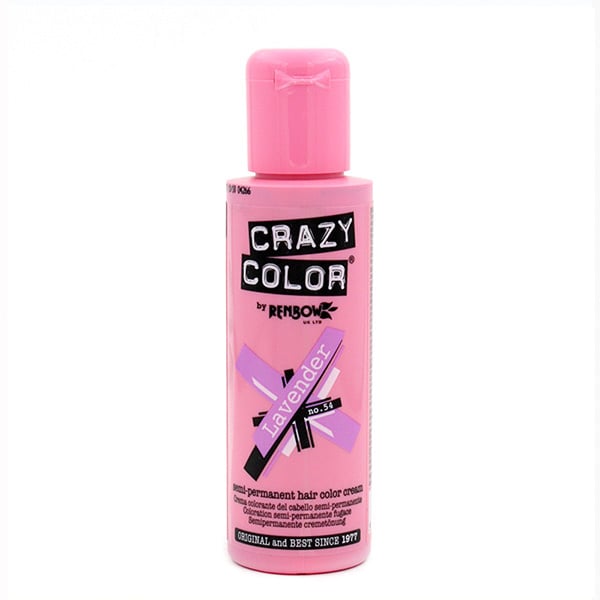 Teinture semi permanente sans ammoniaque 100ml - Crazy Color : 54 -  Lavender - 1