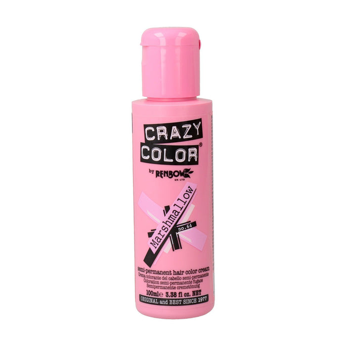 Teinture semi permanente sans ammoniaque 100ml - Crazy Color : 64 -  Marshmallow - 1