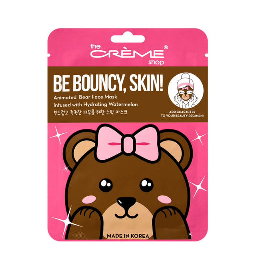 Mascarilla Facial - Gulp Up, Skin! Animé Mme Bear avec Sandia - The Crème Shop - 1