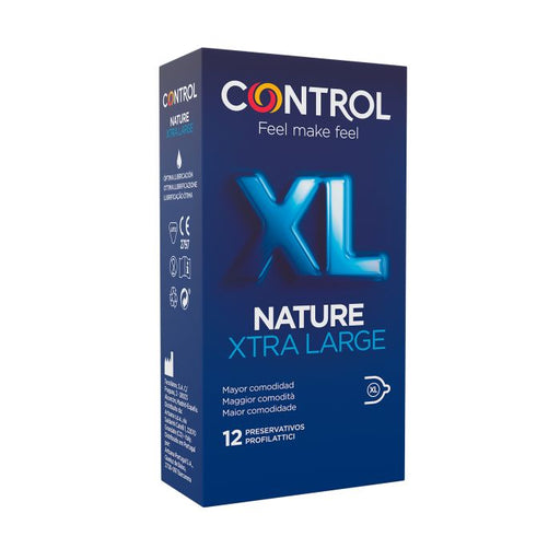 Préservatifs Nature XL - Control : 12 unidades - 1