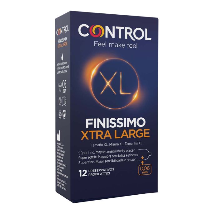 Préservatif Extra Fin Xl - Control : 12 Unidades - 1