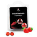 Set 2 Boules Lubrifiantes Boules Brésiliennes Fraises - Secretplay Cosmetic - Secret Play - 1