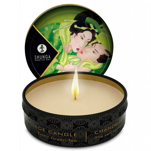 Mini Caresse by Candelight Vela Masaje Té Verde 30ml - Bougies - Shunga - 1