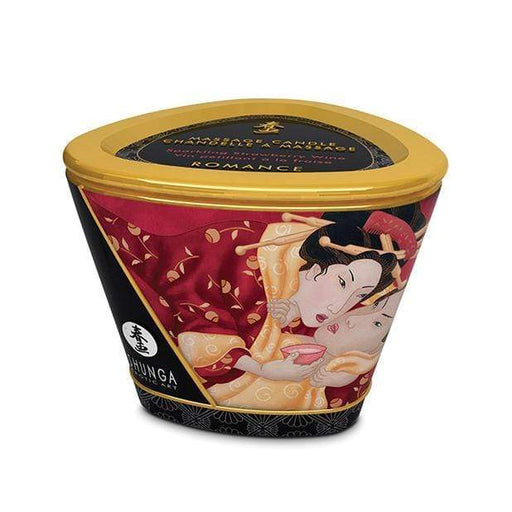 Mini Caress by Candelight Bougie de Massage Fraise et Vin 170ml - Bougies - Shunga - 1