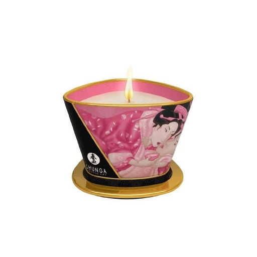 Mini Caress by Candelight Vela Masaje Roses Afrodisiacas 170ml - Bougies - Shunga - 1