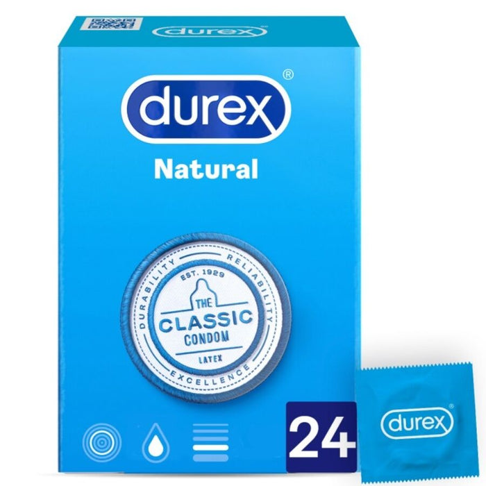 Préservatifs Natural Plus 24 Unités - Durex - 1