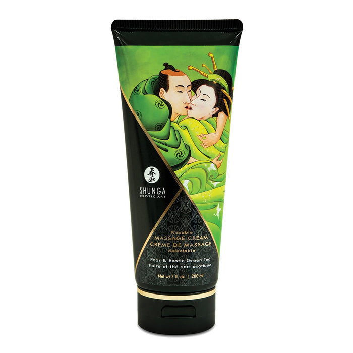 Crème de Massage Poire &amp; Thé Vert 200ml - Crème de Massage - Shunga - 1