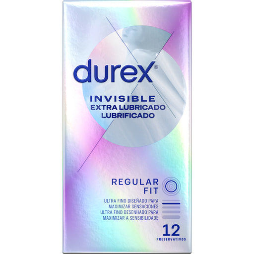 Durex Invisible Extra Lubrifié 12 unités - Durex - 1