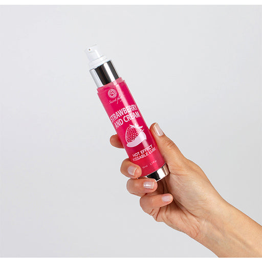 Secretplay Lubrifiant 2 en 1 Effet Chaleur Fraise&Crème 50ml - Secret Play - 2