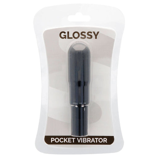 Vibromasseur de poche Noir - Glossy - 1