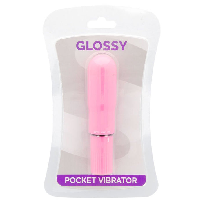 Vibromasseur de poche rose intense - Glossy - 2