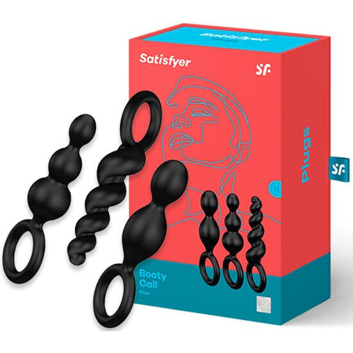 Ensemble de plugs anaux 3pcs Noir - Satisfyer - 2