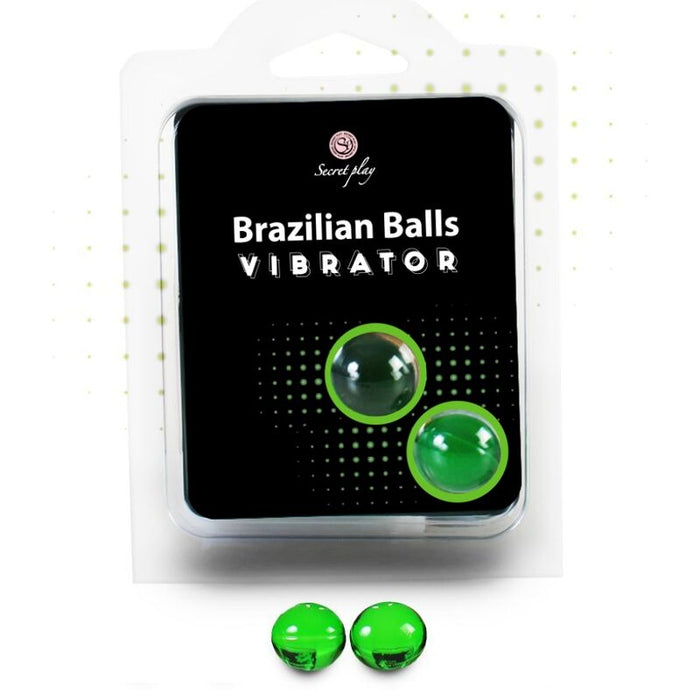 Set 2 Boules Vibrantes Brésiliennes Boules Lubrifiantes - Secretplay Cosmetic - Secret Play - 1