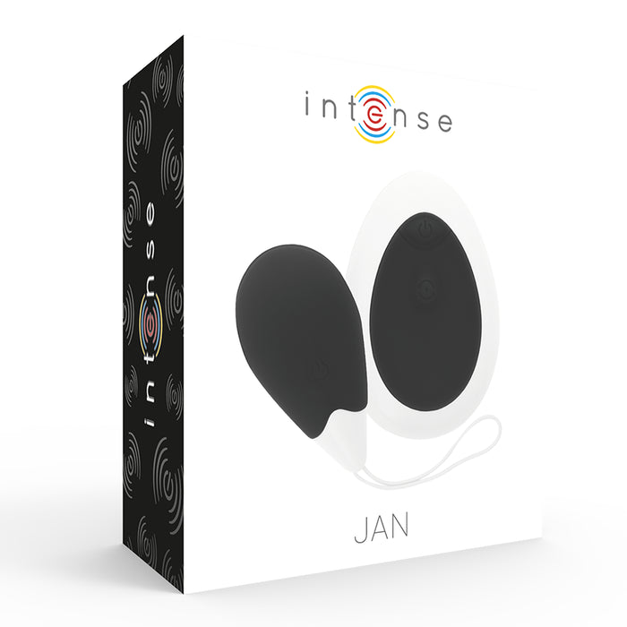 Jan Oeuf Vibrant Télécommande Noir - Jouets pour couples - Intense - 2