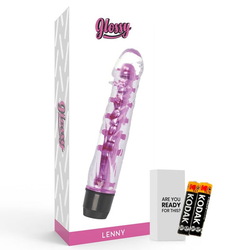 Vibromasseur rose Lenny - Glossy - 1