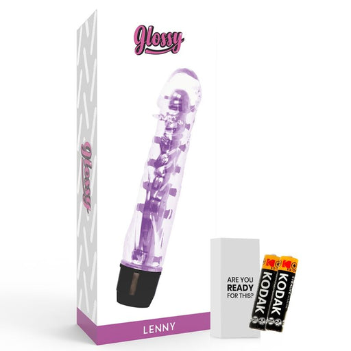 Vibromasseur Lenny Lilas - Glossy - 1