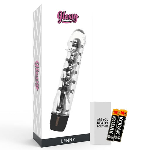 Vibromasseur noir Lenny - Glossy - 1