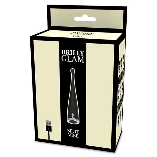 Vibromasseur clitoridien orgasmique en silicone Spot Vibe Noir - Brilly Glam - 2