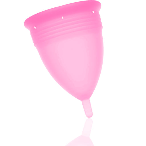 Coupe Menstruelle Silicone Taille L Rose - Stercup - 2