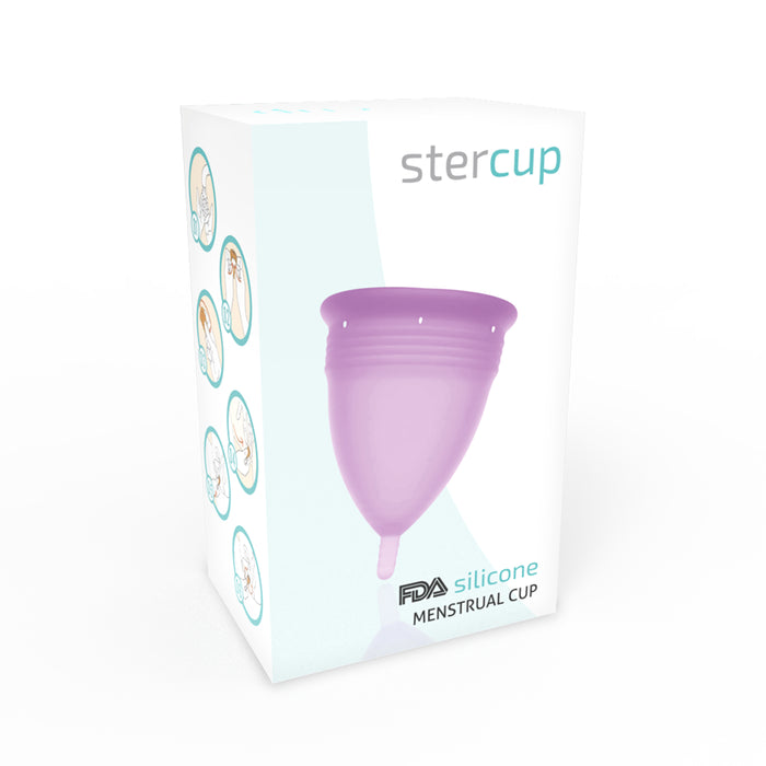 Coupe Menstruelle Silicone Taille L Lilas - Stercup - 4